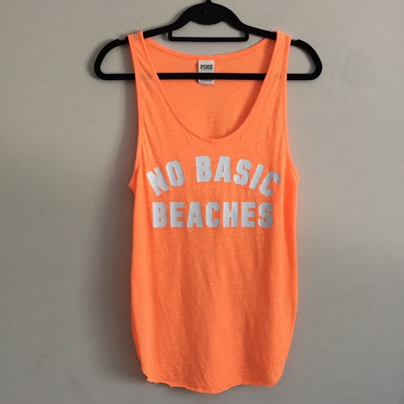 PINK Victoria's Secret Tops - • ➳ PINK Graphic Tank Top Victoria Secret VS XS